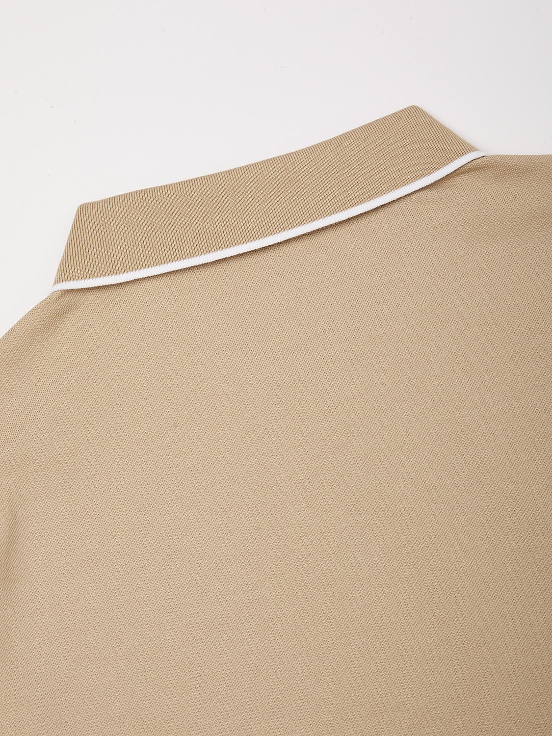 NaturalComfy Polo de Hombre de Manga Corta con Cuello Cuarto de Cremallera