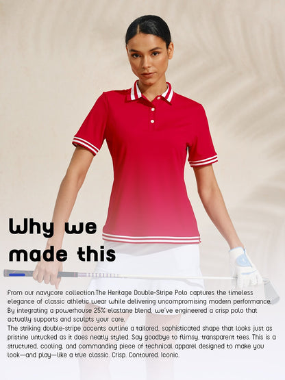 Navycore Short Sleeve Polo Top UPF50+