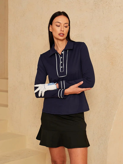 Polo de manga larga más que básico UPF50+