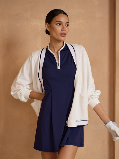 UltraSoft Wool Long Sleeve Trimmed Sweat Cardigan