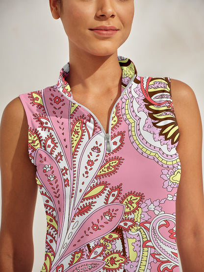 Pretty Feminine Golf Shirt Quarterzip UPF50+