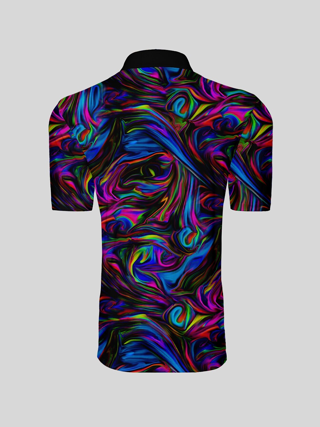 Inked Skins Heren Polo met Geribde Kraag UPF50+