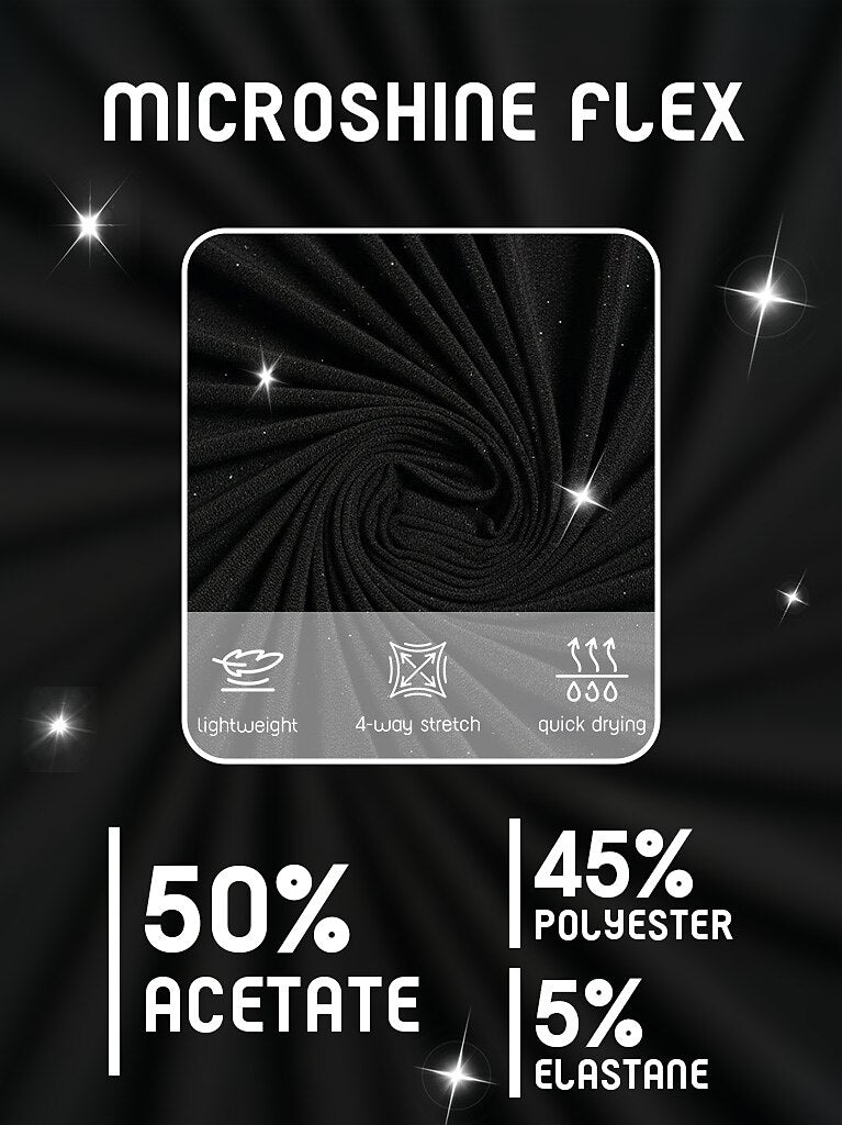 Luxe Limited Edition Sparkle Short Sleeve Golf Shirt