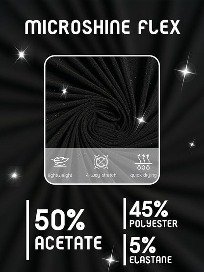 Luxe Limited Edition Sparkle Short Sleeve Golf Shirt