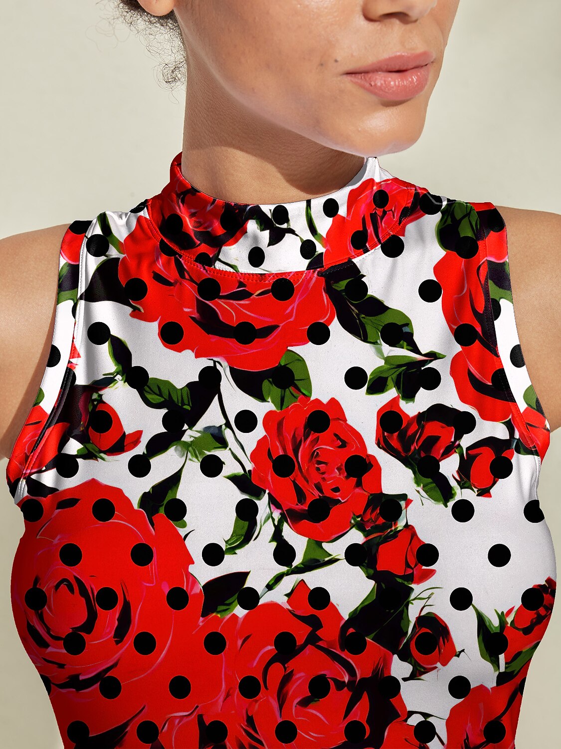 Botanical Energy Ruffle 35.5 Inch Dress For Golf Pickleball & Tennis