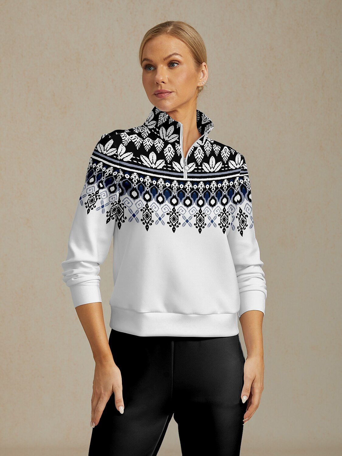 Bold Baroque Golf Sweatshirt