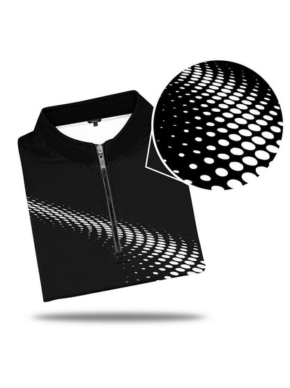 Air Brush Men's Golf Shirt Quarterzip UPF50+