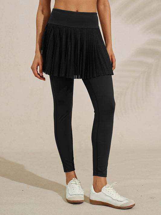 More Than Basic 37 Inch Pleated Mesh Skeggings