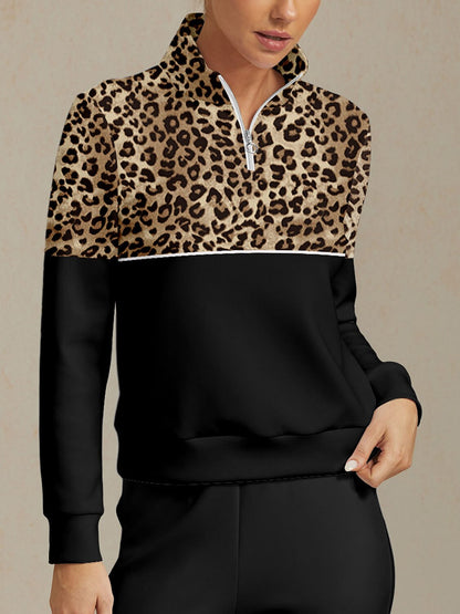 Sudadera de golf con estampado de fiesta de vida silvestre