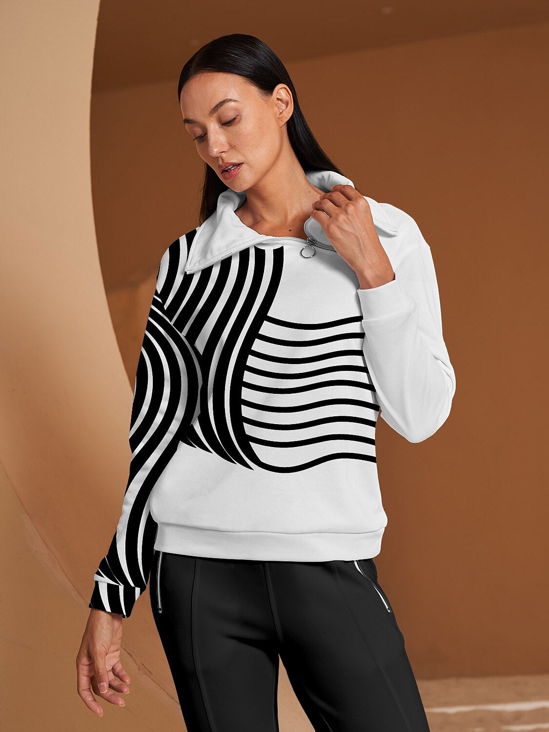 Playful Nautical Golf Sweatshirt