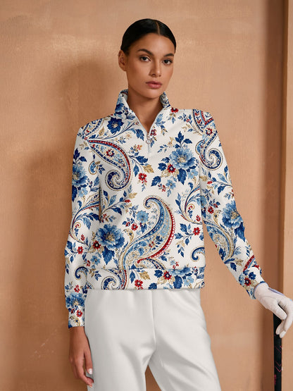 Hyped-up Tropical Golf Sweatshirt