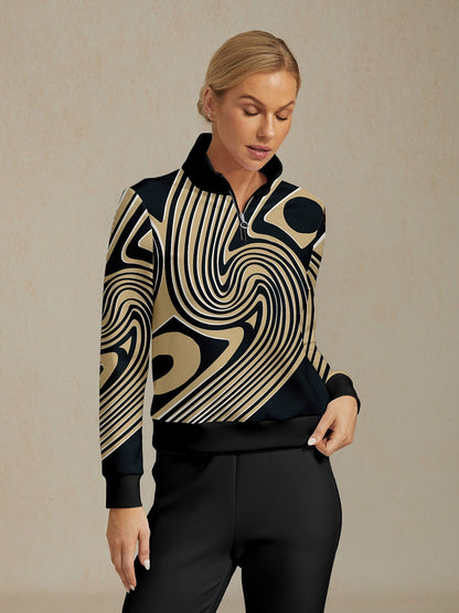 Playful Nautical Golf Sweatshirt