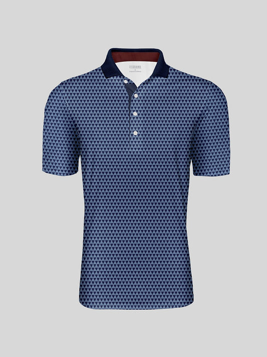 Not So Classic Men's Ribbed Collar Polo Top UPF50+