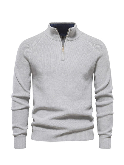 Męski golf z suwakiem do ćwiartki More Than Basic