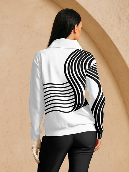 Playful Nautical Golf Sweatshirt