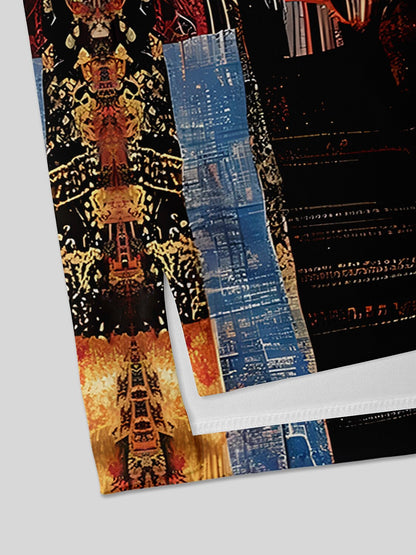 Polo da uomo con collo a costine non così classico UPF50+