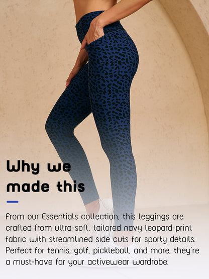 More Than Basic Leggings de golf de leopardo de 35 pulgadas