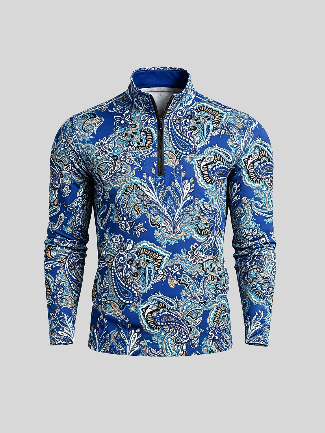Mystical Boho Men's Golf Shirt Quarterzip UPF50+