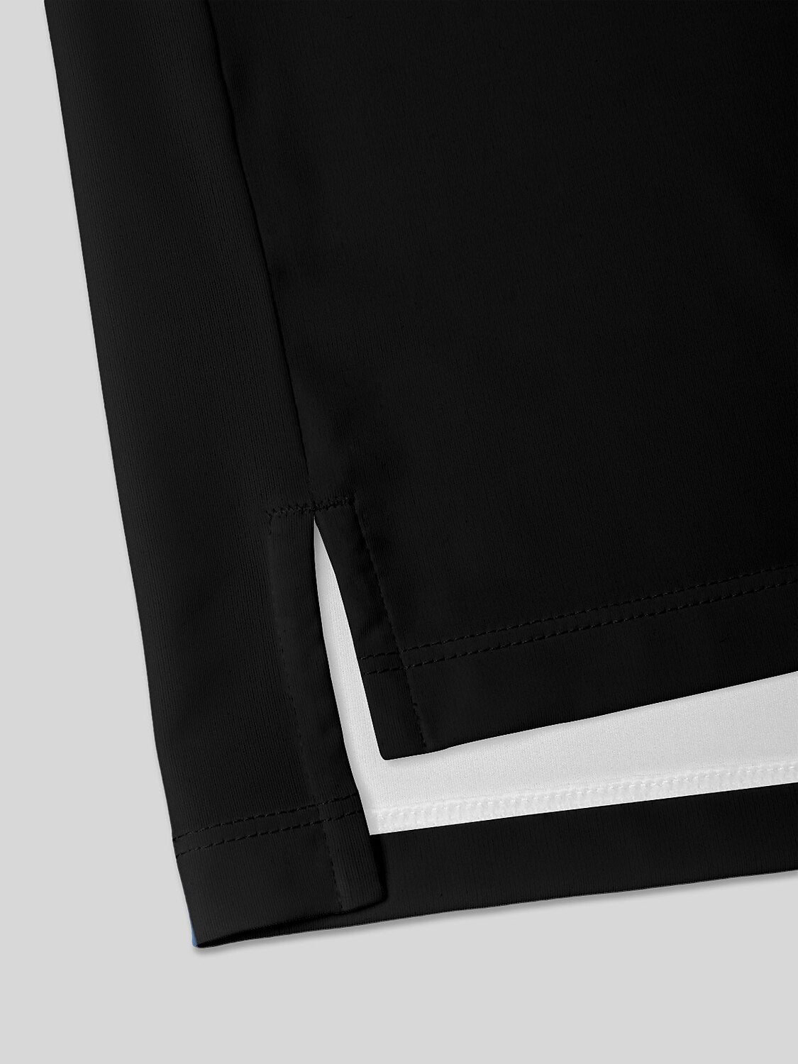 Inked Skins Men's Ribbed Collar Polo Top UPF50+