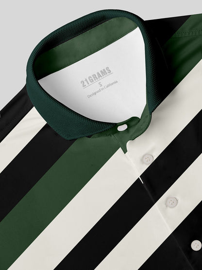 ハイパープレップ メンズ リブ襟ポロシャツ UPF50+