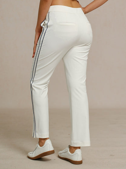 Eagle 28 Inch Performance Stretch Trimmed Ankle Pants