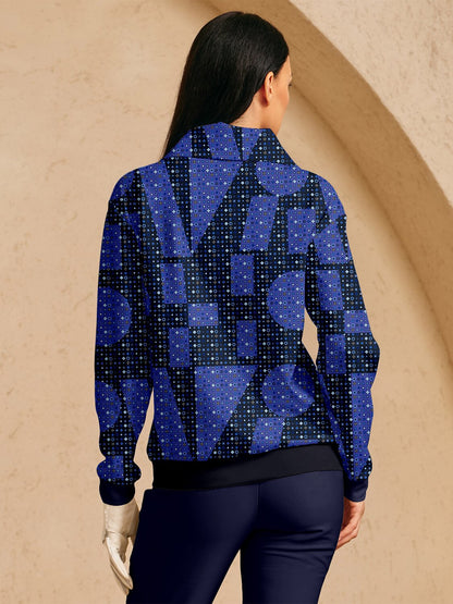 遊び心あふれるマリンゴルフスウェットシャツ