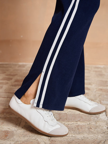 UltraSoft Velour 40 Inch Stretch Drawstring Wide Leg Pants