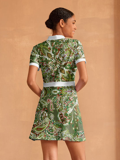 Pretty Feminine Short Sleeve A-Line 36.5 Inch Dress