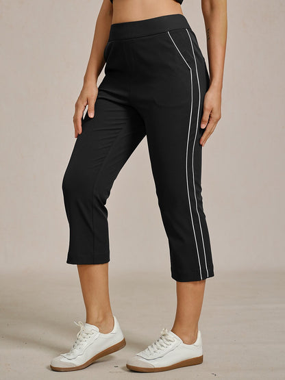 Pantalon capri EAGLE 56 cm performance extensible à finitions contrastées