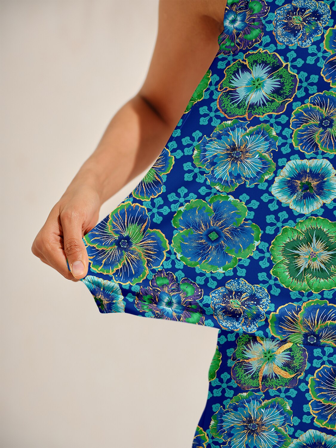 Hyped-up Tropical Tank Top For Pickleball & Tennis