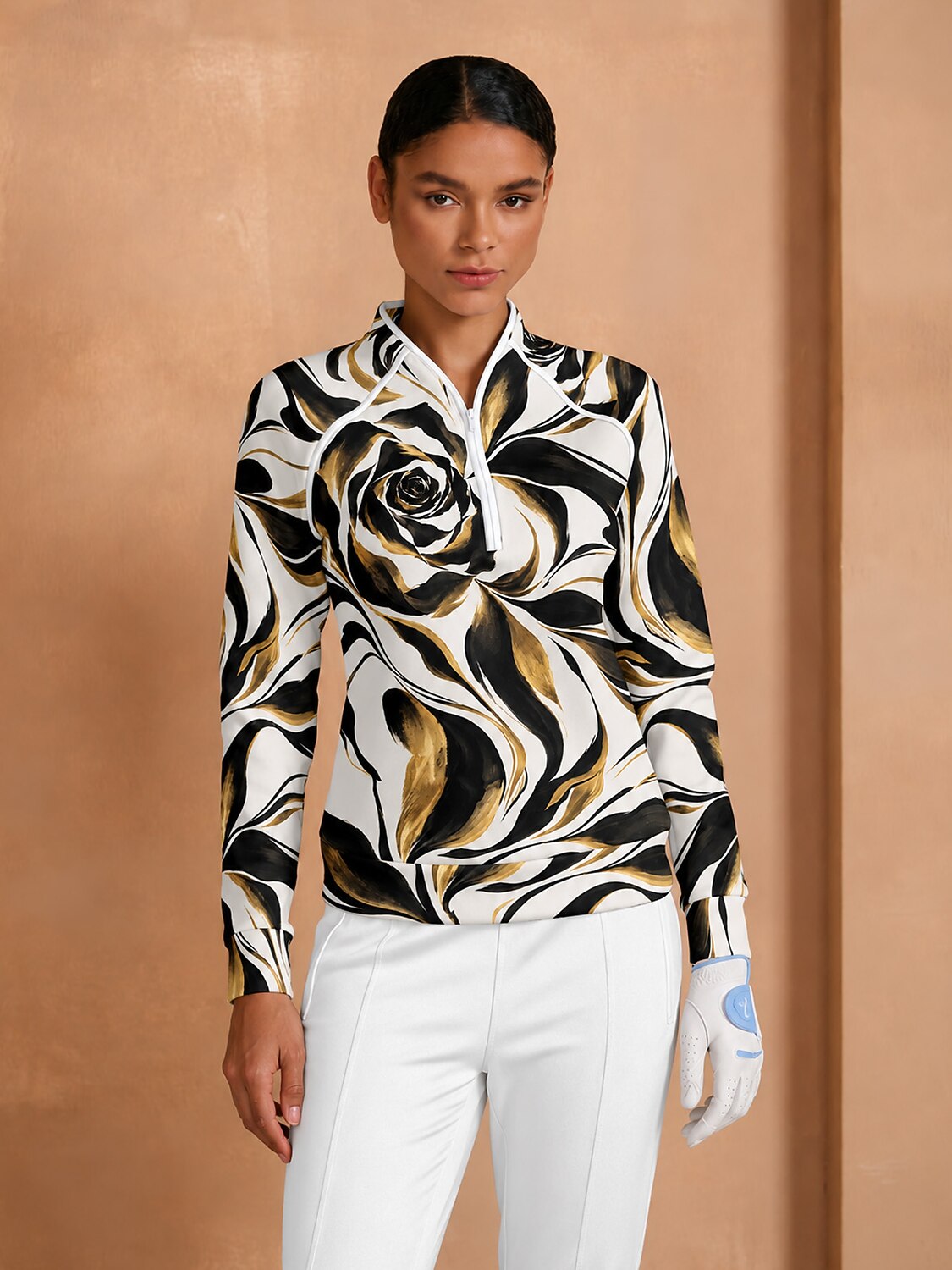 Botanical Energy Long Sleeve Trimmed Sweatshirt