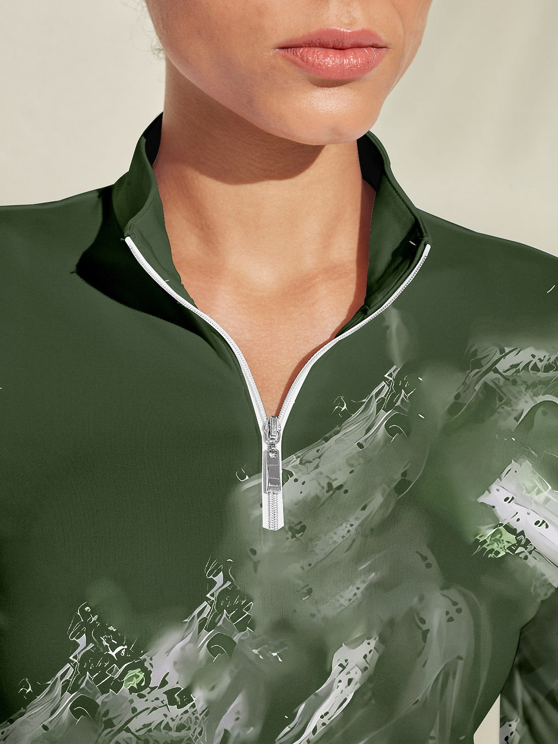 Inked Skins Golf Shirt Quarterzip UPF50+