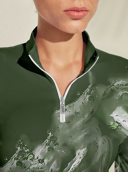 Inked Skins Golf Shirt Quarterzip UPF50+