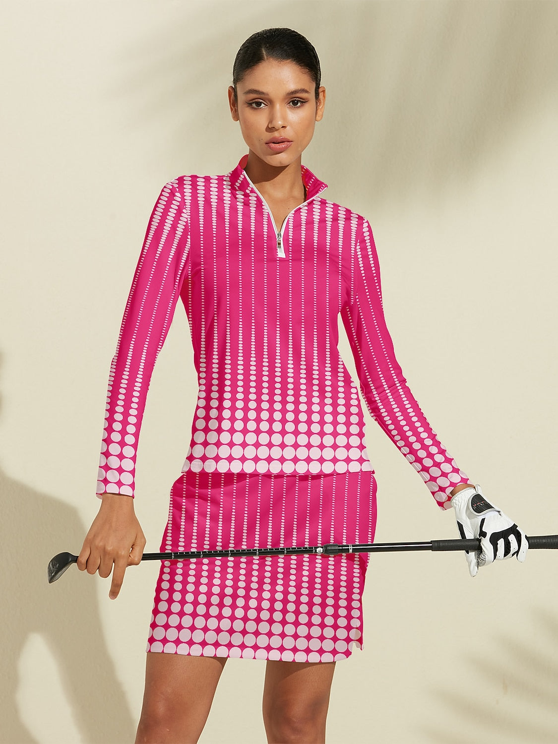 Hyper-prep Golf Shirt Quarterzip UPF50+