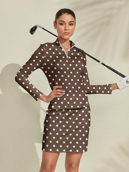 Hyper-prep Silky Golf Shirt Quarterzip UPF50+