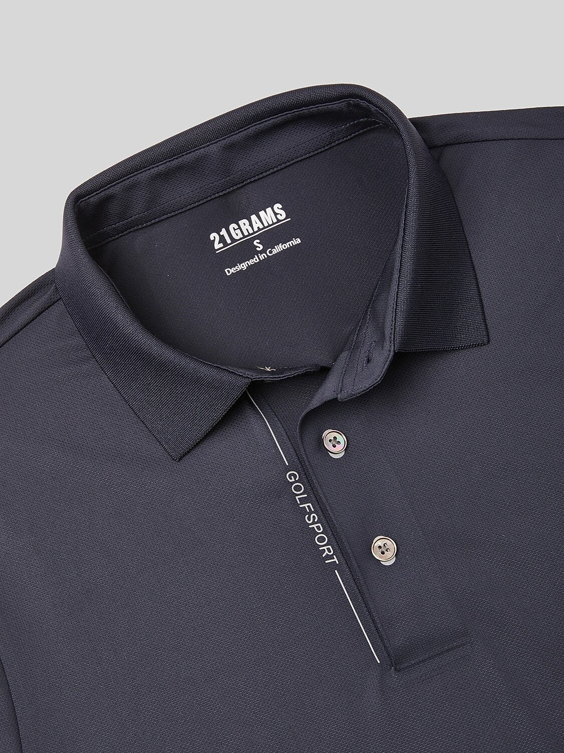 TechShed Polo de Hombre con Botones y Manga Corta