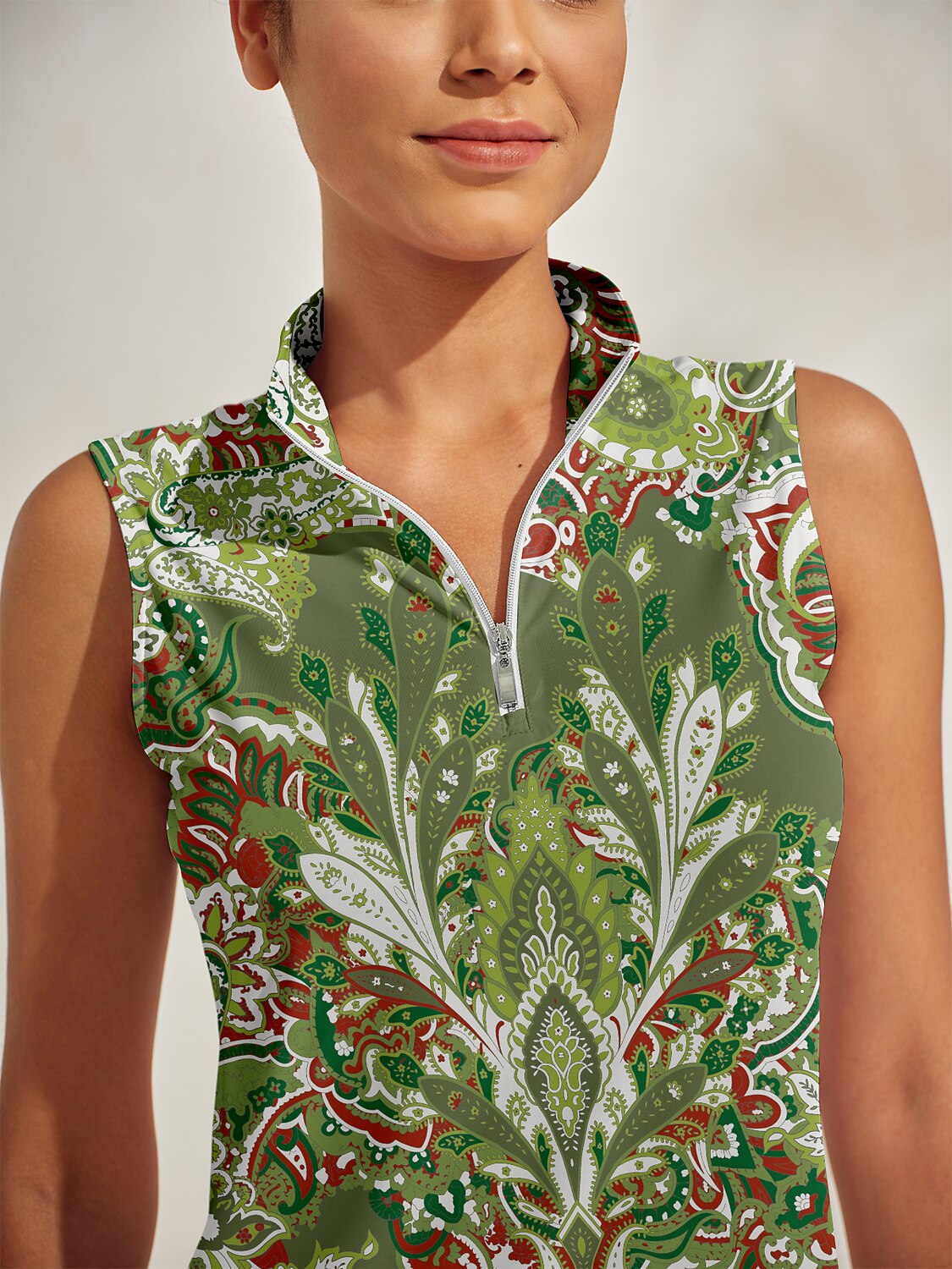 Pretty Feminine Golf Shirt Quarterzip UPF50+