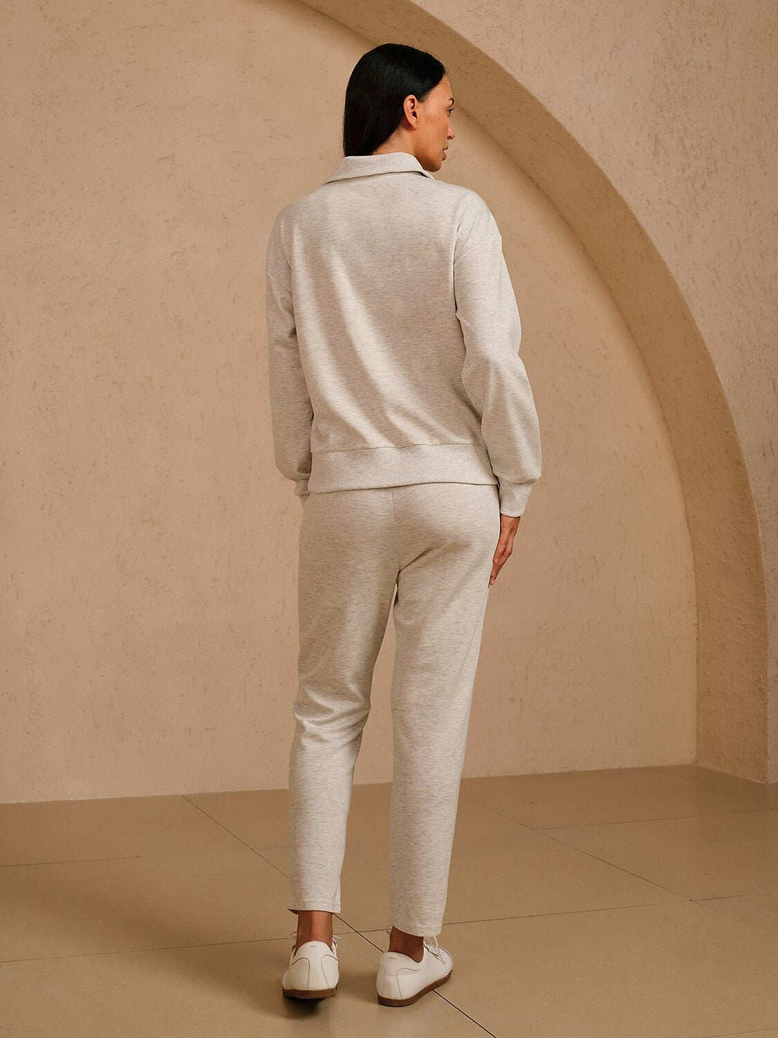 UltraSoft Long Sleeve Quarterzip Sweatshirt