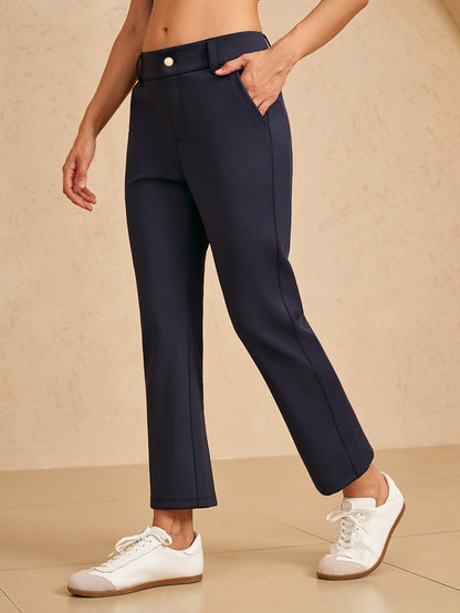 Navycore 37 Inch Performance Slim-Fit Stretch Ankle Pants