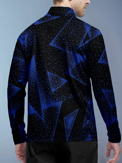 Air Brush Men's Golf Shirt Quarterzip UPF50+