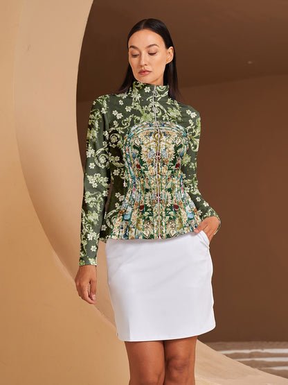 Veste de golf à volants Botanical Energy Protection solaire