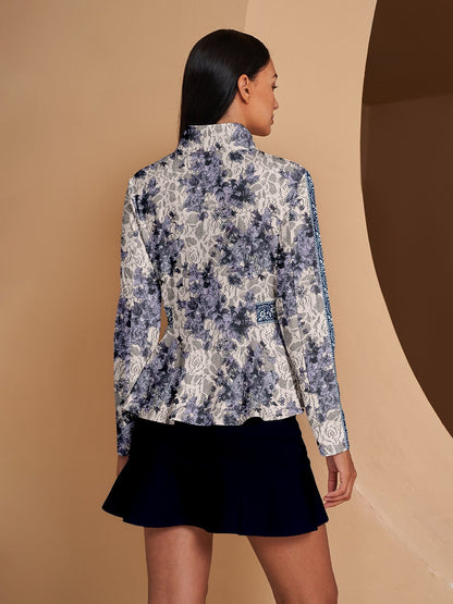 Botanical Energy Ruffle Golf Jacket Sun Protection