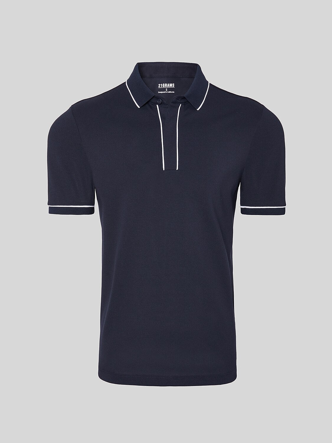 NaturalComfy Polo para Hombre con Ribetes en Contraste