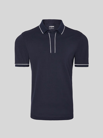 NaturalComfy Polo para Hombre con Ribetes en Contraste