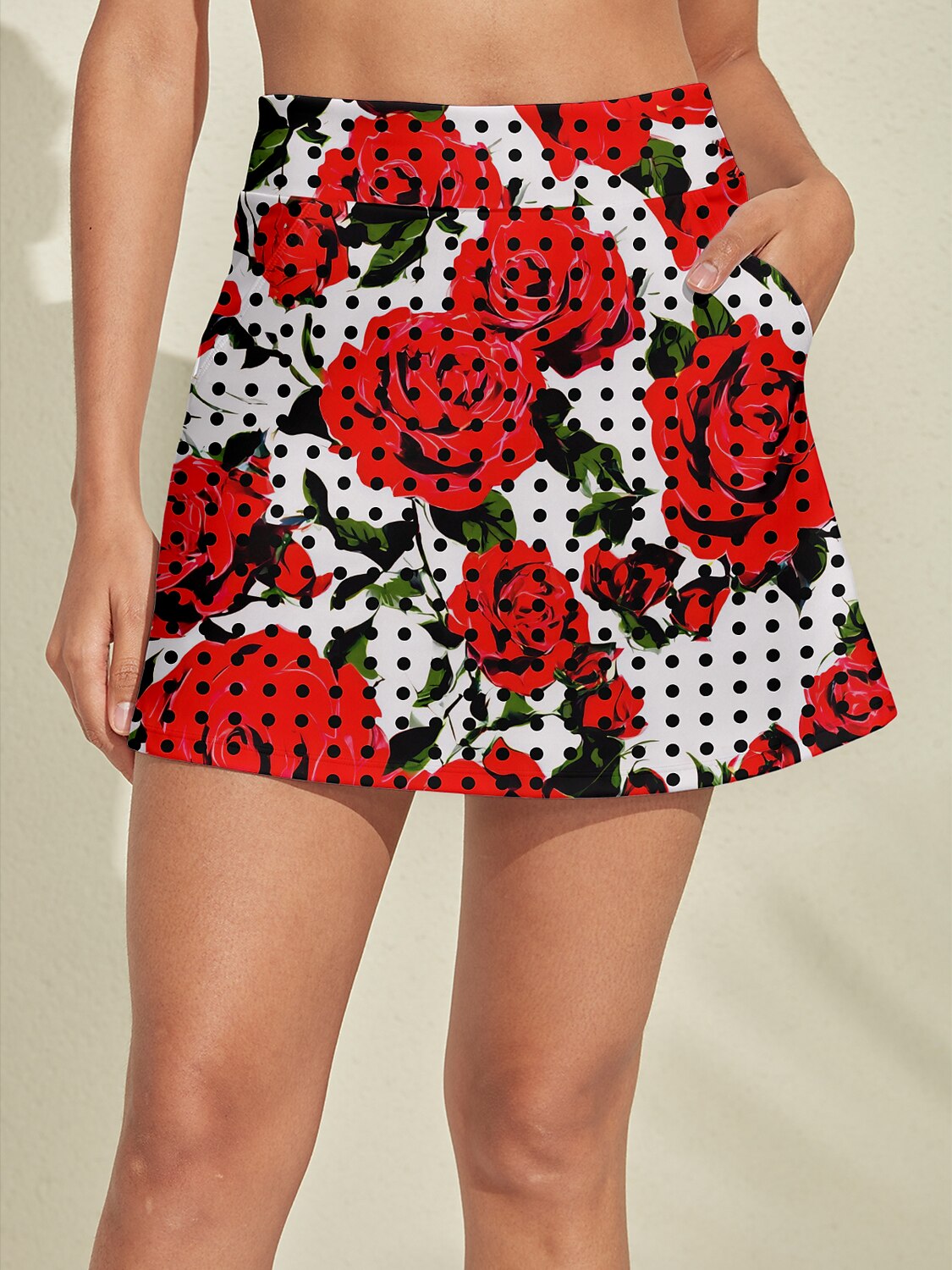 Botanical Energy 16 Inch High Waist Skort UPF50+