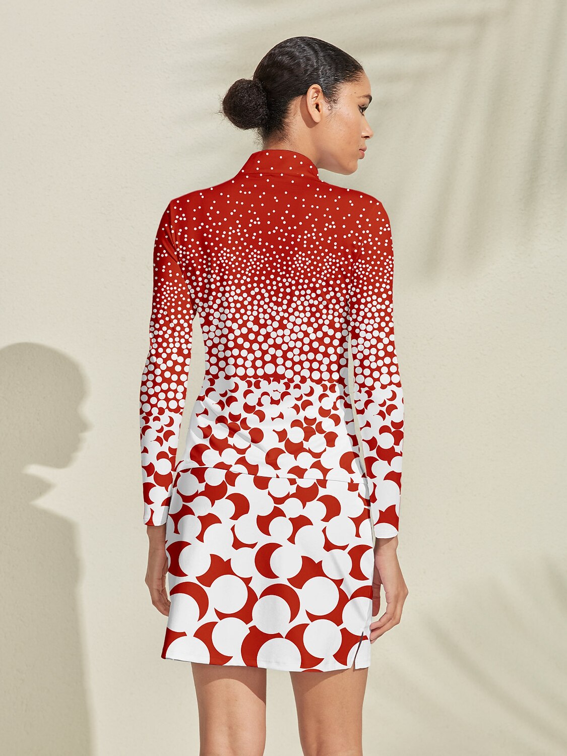 Polo de golf Hyper-prep soyeux à demi-zip UPF50+