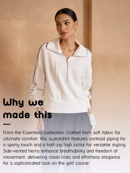 UltraSoft Wool Long Sleeve Trimmed Sweatshirt