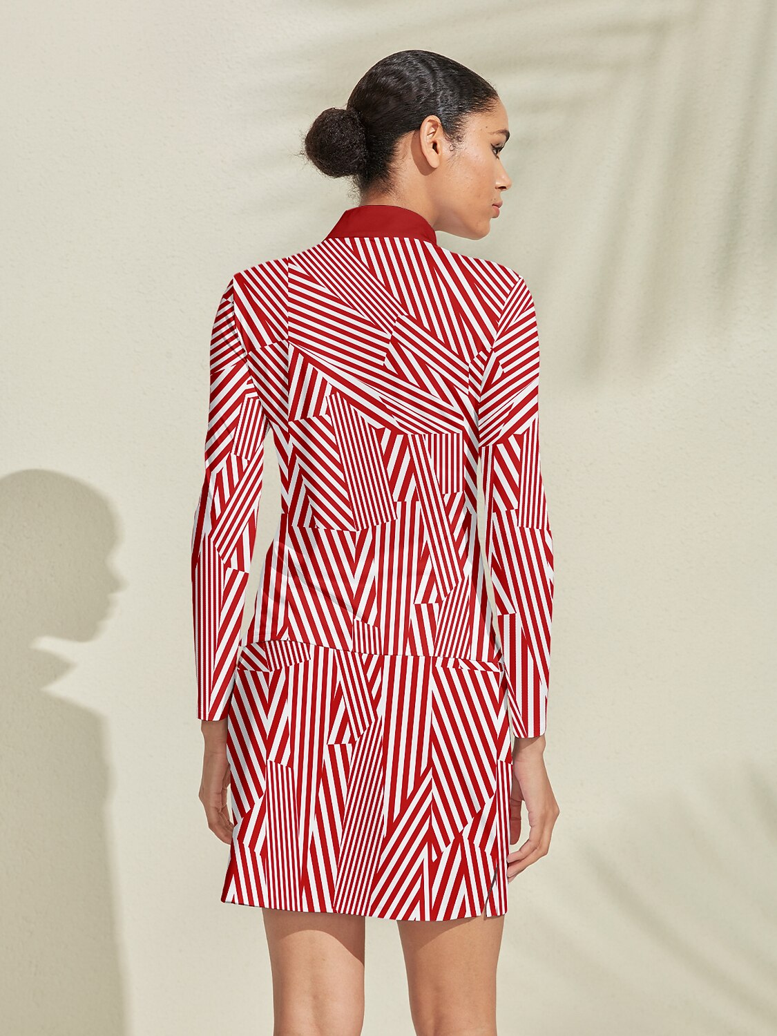 Playful Nautical Silky Golf Shirt Quarterzip UPF50+