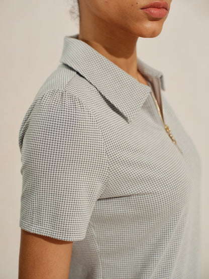 Crisp Couture Short Sleeve Golf Polo Shirt