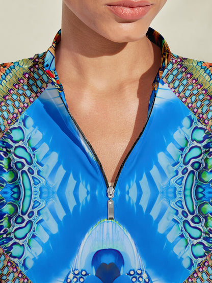 Pretty Feminine Golf Shirt Quarterzip UPF50+